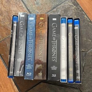 Game of Thrones complete set on blu ray
